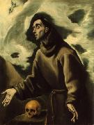 El Greco El Greco. Saint Francis Receiving the Stigmata oil painting